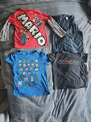Buy Boys Mario, Minecraft, Among Us T-shirt Bundle Age 5 Years • 2.50£