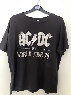 Buy AC/DC T-Shirt Highway To Hell World Tour 1979 *Size Medium Adults • 3.99£