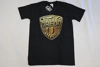 Buy Judge Dredd Shield Logo T Shirt New Official 2000 Ad Comic Film Movie • 9.99£