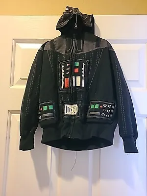 Buy Star Wars Darth Vader Childs  S6-7, Black Zip Up Hoodie Sweatshirt • 7.89£