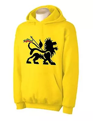 Buy LION OF JUDAH HOODIE - Reggae Rasta Bob Marley Rastafarian T-Shirt - Size S-XXL • 25.95£