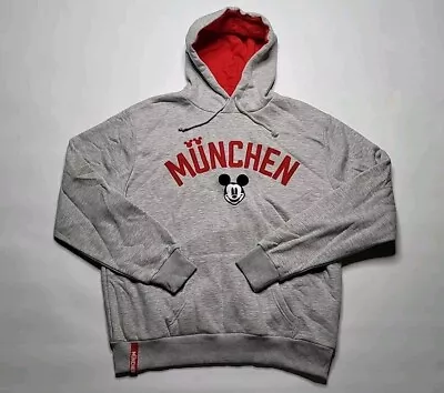 Buy Grey Disney Mickey Mouse Hooded Top Fleece Jumper Hoodie Bnwt Size Xl Sweater  • 15£