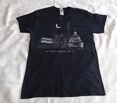 Buy *WASHINGTON DC* Lincoln Capital Building VIETNAM Veterans Memorial Black Tshirt  • 5.99£