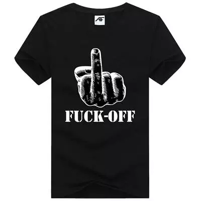 Buy Mens Fuck-Off Printed  T Shirt 100% Cotton Novelty Funny Joke Top Tees • 10.99£