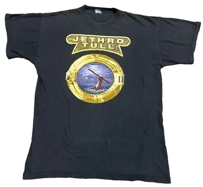 Buy Jethro Tull Rock Island 1989 World Tour Single Stitch T Shirt XL • 39.99£
