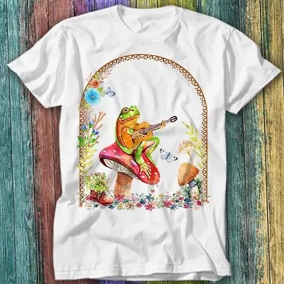 Buy A Frog Playing The Guitar On A Toadstool T Shirt Top Tee 181 • 6.70£