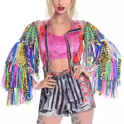 Buy Womens Harley Quinn Bird Of Prey Jacket • 41.99£
