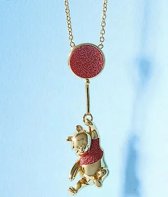 Buy Disney Classics Winnie The Pooh Gold Plated Swinging Balloon Necklace, 18  • 31.14£