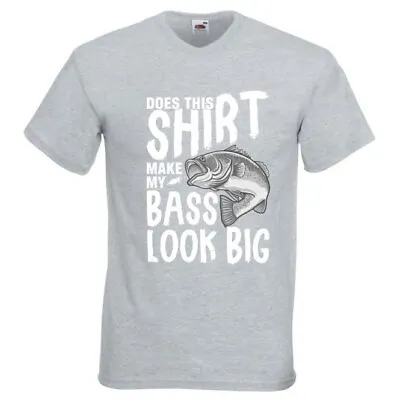 Buy Fishing Bass Look Big Funny Humour Novelty T Shirt Various Colours And Sizes • 8.99£