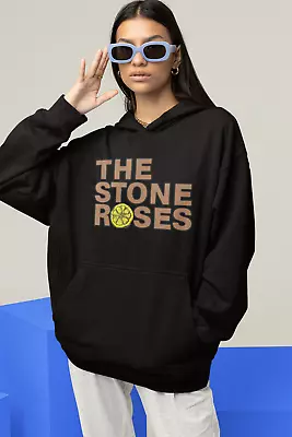Buy The Stone Roses Hoodie - Black - Unisex S To 5xl - Britpop Gift Oasis Manchester • 24.49£