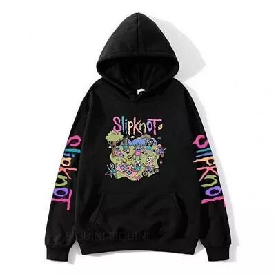 Buy Slipknot 2D Print Hoodie Unisex Casual Versatile Fashion Long Sleeve Sweatshirt • 19.44£
