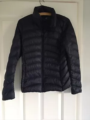 Buy Uniqlo Down Jacket Womens Xs Navy Quilted Puffer • 15£