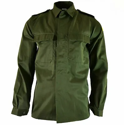 Buy Genuine Belgian Army Field Jacket Military BDU Olive Shirt Military Combat NEW • 12.99£