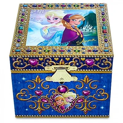 Buy Disney Frozen Anna And Elsa Musical Jewellery Box, Disneyland Paris Original • 29.90£