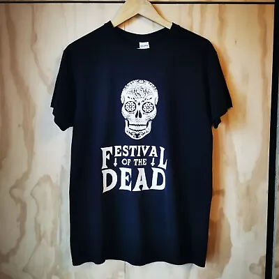 Buy Gildan Festival Of The Dead Graphic T Shirt - Medium • 12£