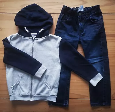 Buy Boys Clothe Bundle, Jeans And Jacket, Smart Day Clothes, Black Blue Jean, 6Years • 2£
