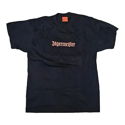 Buy Original Jägermeister T-Shirt Size M T-Shirt Black With Logo + Logo • 22.03£