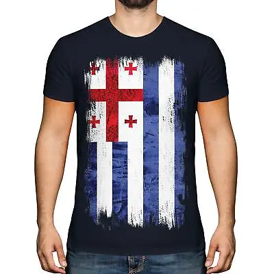 Buy Ajaria Grunge Flag Mens T-shirt Tee Top Football Gift Shirt Clothing Jersey • 9.95£