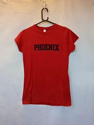 Buy Red Phoenix T Shirt, Fits Size UK 8-10 • 1£