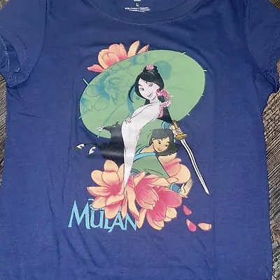 Buy Womens Petite Slim Disney Mulan T Shirt Size Medium • 15.02£