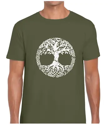 Buy Norse Tree Of Life Mens T Shirt Viking Nordic Celtic Design Odin Thor Loki • 8.99£