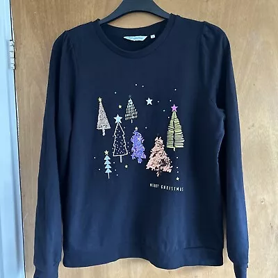 Buy Next Women’s Size 16 Black Christmas Tree Thin Sweatshirt See Description • 3.99£