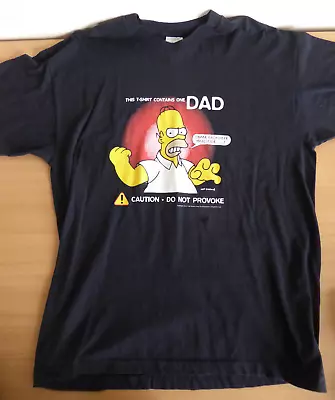 Buy Vintage The Simpsons Homer T Shirt XL 1998 Dad Fathers Day 1990's Retro • 13.99£