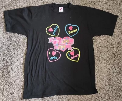 Buy Vintage New Kids On The Block I Love Heart Shirt Large (NKOTB) • 40£