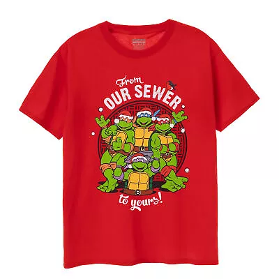 Buy Teenage Mutant Ninja Turtles Mens From Our Sewer To Yours T-Shirt NS7767 • 17.19£