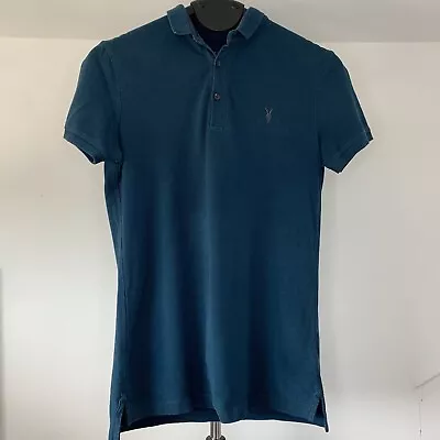 Buy All Saint Mens Polo T Shirt Size Extra Small XS 100% Cotton • 9.99£