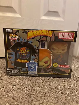 Buy Funko POP! And Tee Marvel Hobgoblin [Glows In The Dark] With Size L T-Shirt • 23.75£