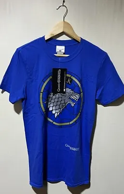 Buy Game Of Thrones  House Stark Got Winter Wolf Mens & Womens T-shirt Blue Medium • 18.99£