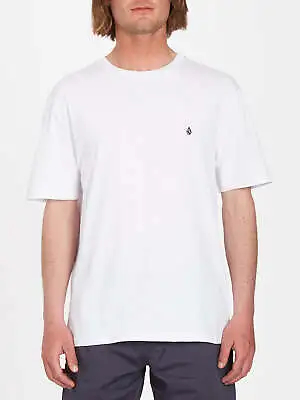 Buy VOLCOM - Stone Blanks BSC T-Shirt - Mens Short Sleeve Tee - White • 25£