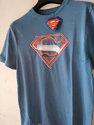 Buy New Superman T-shirt Mens Large 100% Cotton • 11£