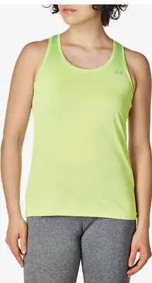 Buy Under Armour Women's Tech Twist Tank Top Size 2X Camiseta Mujer Quirky Lime • 12.30£