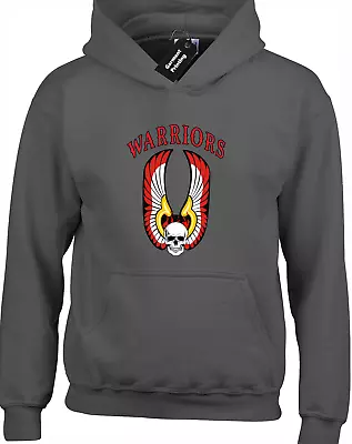 Buy Warriors Logo Hoody Hoodie Retro Gang Film Cult Tv Classic Movie Design (col) • 16.99£
