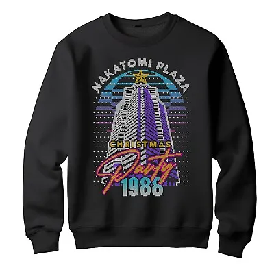 Buy Retro Nakatomi Plaza Christmas Party Sweatshirt Funny Ugly Sweaters Xmas Jumper • 19.99£