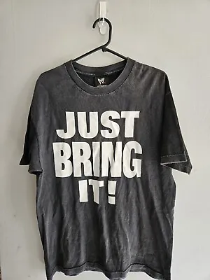 Buy WWE / WWF Rare The Rock Just Bring It T-Shirt - Large • 20£