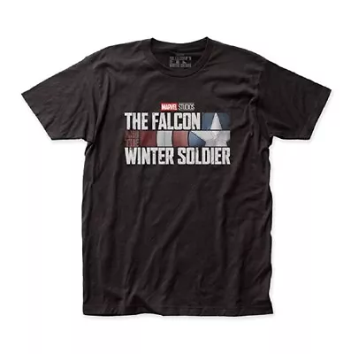Buy The Falcon And The Winter Soldier Logo Marvel Adult T Shirt • 67.69£