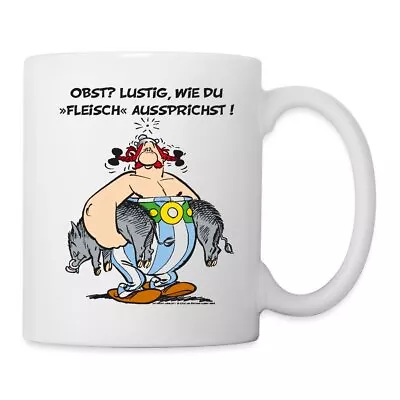 Buy Asterix And Obelix Fruit Meat Saying Cup, One Size, White • 14.72£