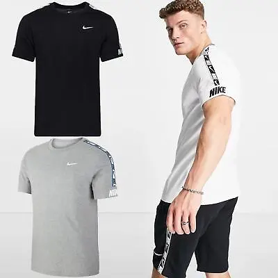 Buy Nike Mens Repeat T Shirt NSW Cotton Jersey Casual Sports Crew Neck Tee Shirt Top • 16.99£