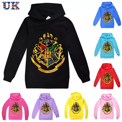 Buy Kids Boys Harry Potter Print Casual Hoodie Pullover Jumper Hooded Top Sweatshirt • 11.95£