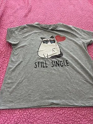 Buy Ladies Grumpy Cat T-shirt Size 12 • 3.50£
