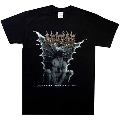 Buy Deicide Gargoyle Skinny T-Shirt Size Large Metal Rock Thrash Death • 11.40£