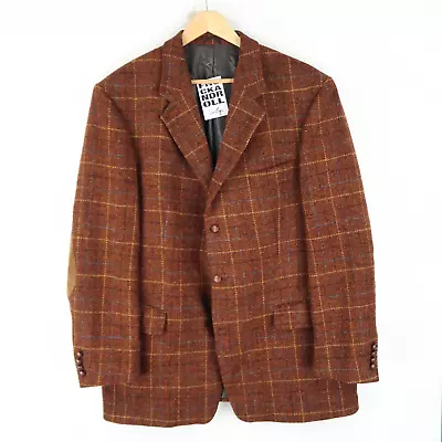 Buy Harris Tweed Sport Jacket Blazer Checked MARIO BARUTTI SZ 46  R (T1018) • 54.95£