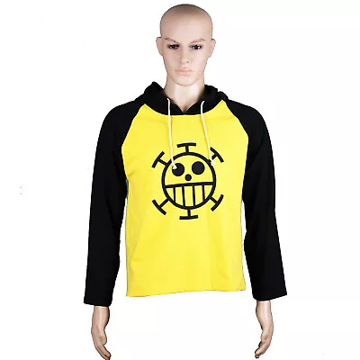 Buy Anime One Piece Trafalgar Law Cosplay Clothes Sweater Costume Hoodie Coat Gift • 14.99£