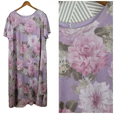 Buy Vintage 90s Slip Dress Plus Size 24W 3X Floral Midi Evening Layered Cottagecore • 30.98£