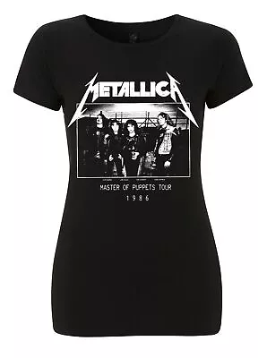 Buy Ladies Metallica Master Of Puppets Live Tour Licensed Tee T-Shirt Womens • 16.36£