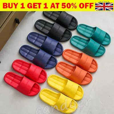 Buy Women Men Anti-Slip Sandals Ultra-Soft Bathroom Slippers.Cloud Shoes.Sandals UK • 2.55£