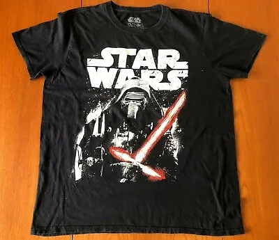 Buy Unisex Star Wars Darth Vader  Black Retro T-Shirt - Size Large • 6.99£